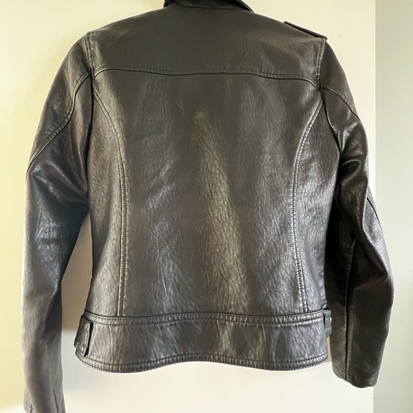 Top Shop Leather Jacket - Picture 4 of 4